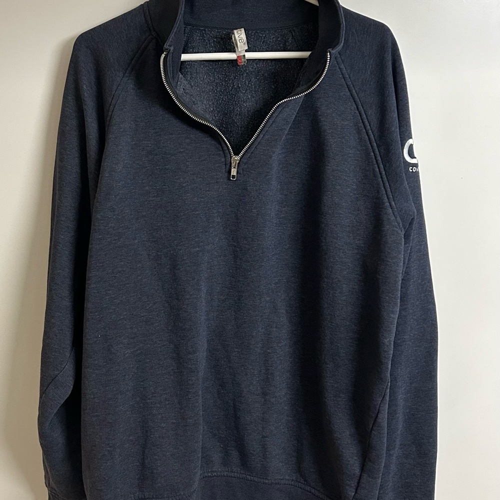 Authentic T-Shirt Company men’s sweatshirt, XL, blue/ gray - Picture 3 of 11